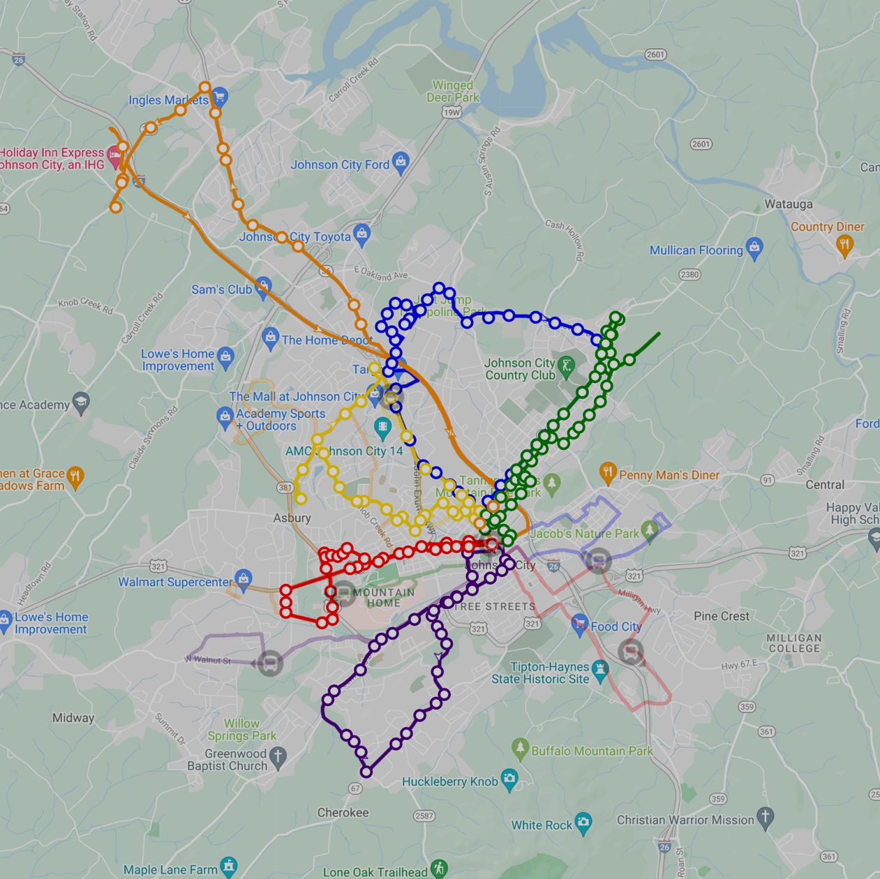 Transit-Route-Map